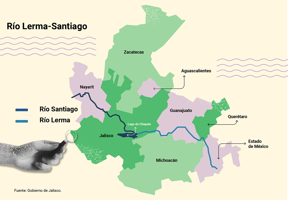 mapa río Lerma